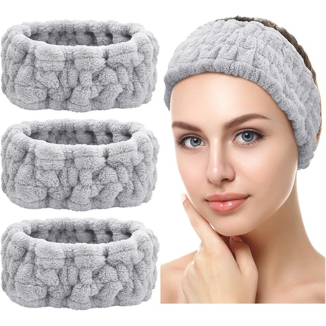 Face Wash Headband Makeup Single Circle Coral Velvet Hair Cover Sports Yoga Hair Accessory for women