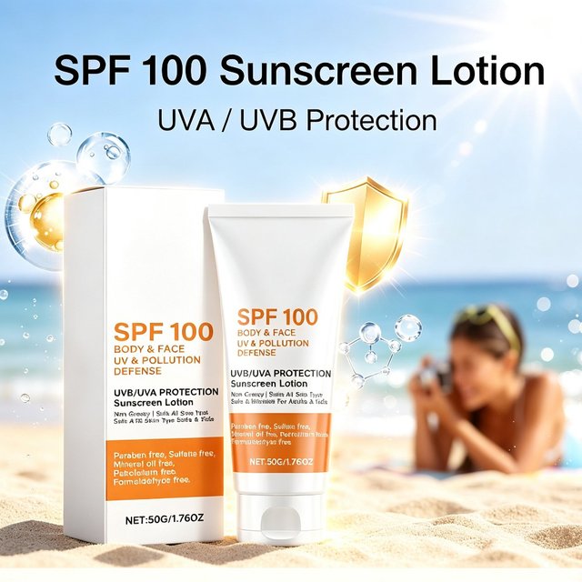 Lightweight UV Protect Cream 50g Gentle Refreshing Transparent Sunscreen Sunburn Repair Non-greasy Skin Care Isolation Lotion