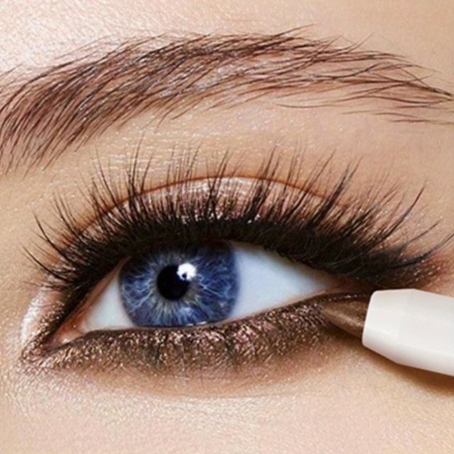 Crayon Eyeliner nacré, 6 couleurs, imperméable, longue durée, scintillant, nu, bâton d'ombre à