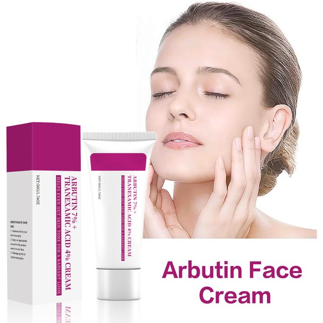 Arbutin Face Cream Fade Dark Spots Skin Even Tone Skin Barrier Repair Improve Dullness Deep Hydration Lifting Firming Skin Care