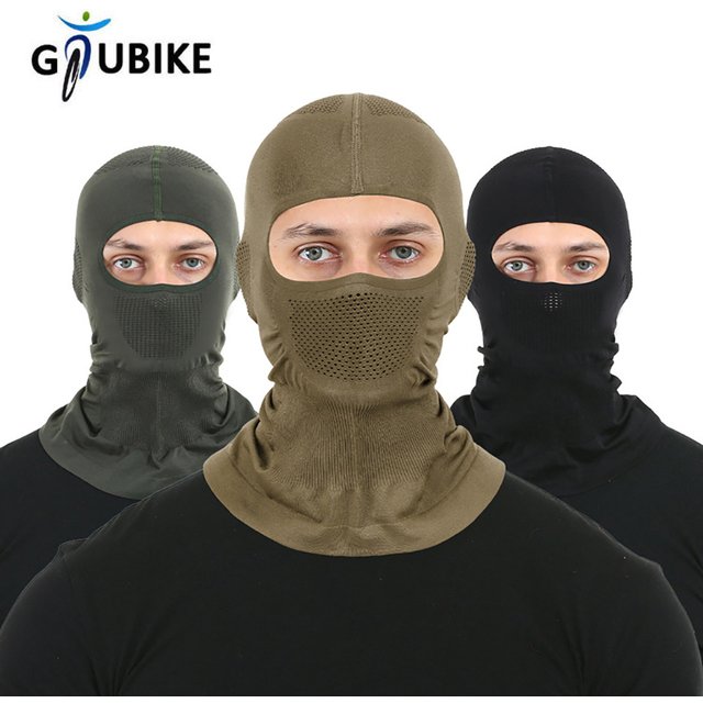 GTUBIKE Breathable Balaclava Hat High Elastic Motorcycle Full Face Mask Bicycle Ski Motorcycle Helmet Inner Cap Scarf Headgear