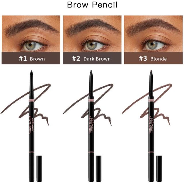 Eyebrow Pencil Tint 1.5Mm Ultra Fine Waterproof Sweat-Proof Long Lasting Tint Professional Eye Makeup for women