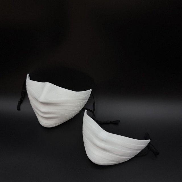 Anime Iguro Obanai Cosplay White Mask Adjustable Half-face Masks Adult Unisex Costume Accessory Party Prop