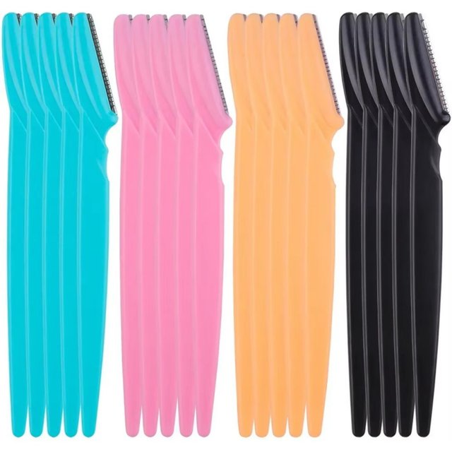 5/10Pcs Eyebrow Razor for women, Multipurpose Exfoliating Dermaplaning Tools And Facial Razor With Precision Cover,Safety Beauty