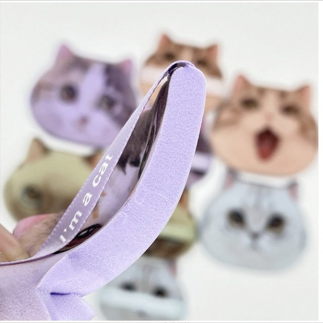 1Pc Air Cushion Powder Puff Cute Cat Cosmetic Puffs Hydrophilic Non-latex Facial Foundation Beauty Tool Dry Wet Makeup Wholesale