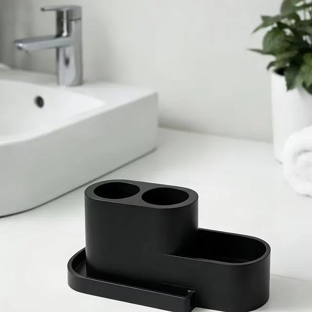 Electric Toothbrush Holder with Removable Base, Detachable Base for Easy Cleaning