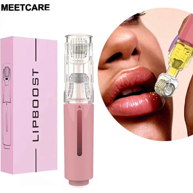 105 Titanium Needle Derma Roller Lip Boost Microneedle Dermaroller for Lip Beard Hair Care Face Massage Beauty 0.25mm