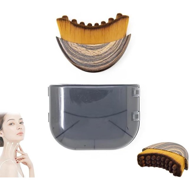Portable Multi-function Facial Sculpting Brush Lymphatic Contour Face Tool Lymphatic Drainage Massager for Face and Neck Care