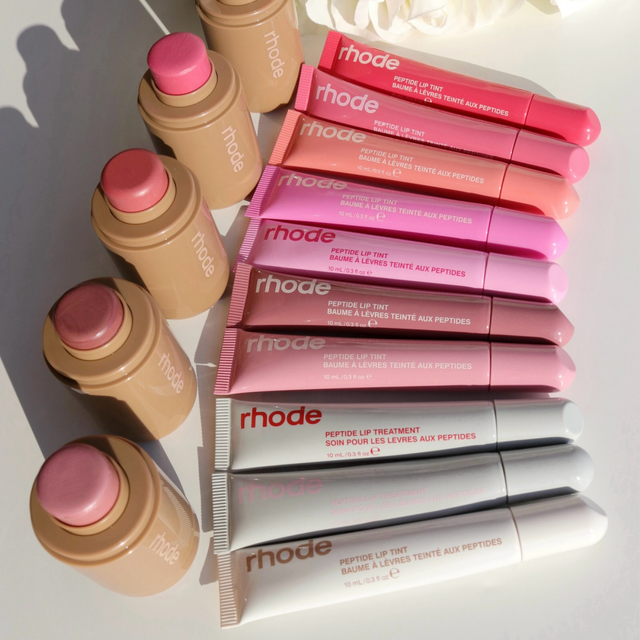 Rhode Makeup Blusher Rouge Powder Pocket Blush Lipstick Pbj Lip Gloss Piggy Juice Box Waterproof Blusher Moisturizing Skin Balm