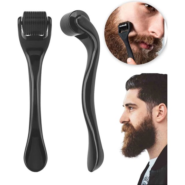 0.2-0.3mm Microneedle for Facial Body Hair Growth Derma Roller for Skin Beard 540 Needles Micro Face Roll Tool