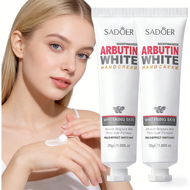 1/2pcs SADOER Niacinamide Arbutin Hand Cream Moisturizing Non Greasy Nourishing Anti Dry Crack Hydrating Hands Skin Care