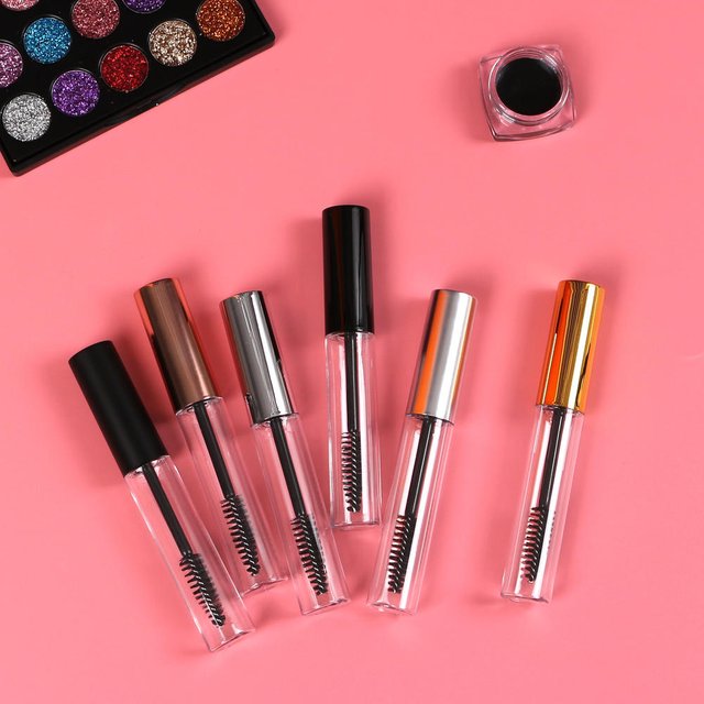 AfricMascara-Flcopropriété à cils 10ml, d'extraction liquide avec bouchon 9 couleurs, accessoires de