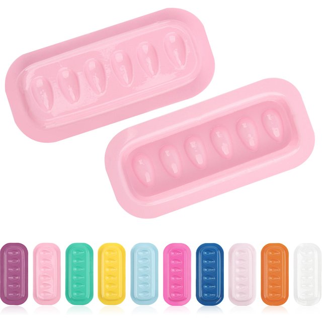 50/100pcs Eyelash Glue Holder Pallet Makeup Tool Lash Lift Extension Supplies Accessories Plastic Lash Glue Adhesive Holder Tray