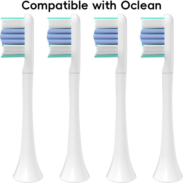 Compatible with Oclean Electric Toothbrush Replacement Brush Heads, Toothbrush Head for Spark/Flow/X/Z1/X Pro/F1/One/Air2/SE