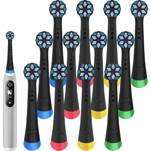 4 8 12 Count Compatible with Oral B iO 2/3/4/5/6/7/7G/8/9/10 Electric Toothbrush Replacement Brush Heads, IO Series Tooth Head