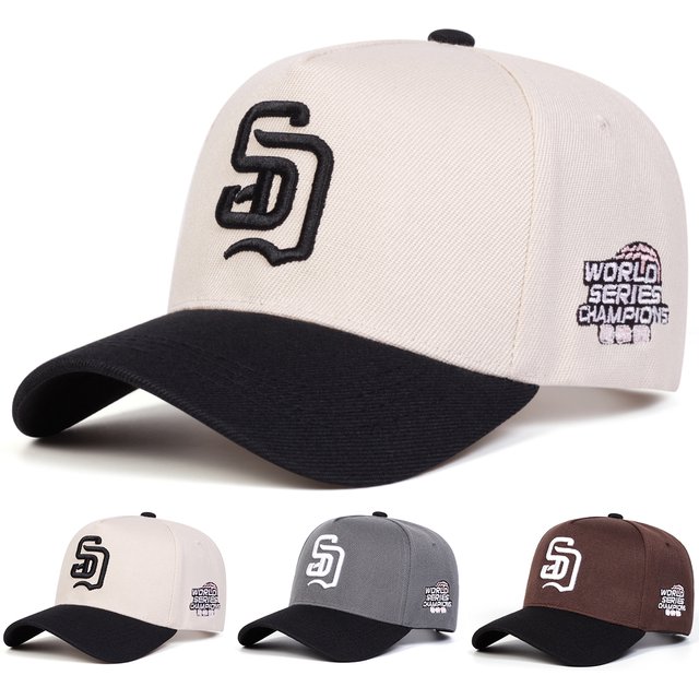 Unisex SD Letter Embroidery Baseball Caps Spring and Autumn Outdoor Adjustable Casual Hats Hip Hop Hat Sunscreen Hat