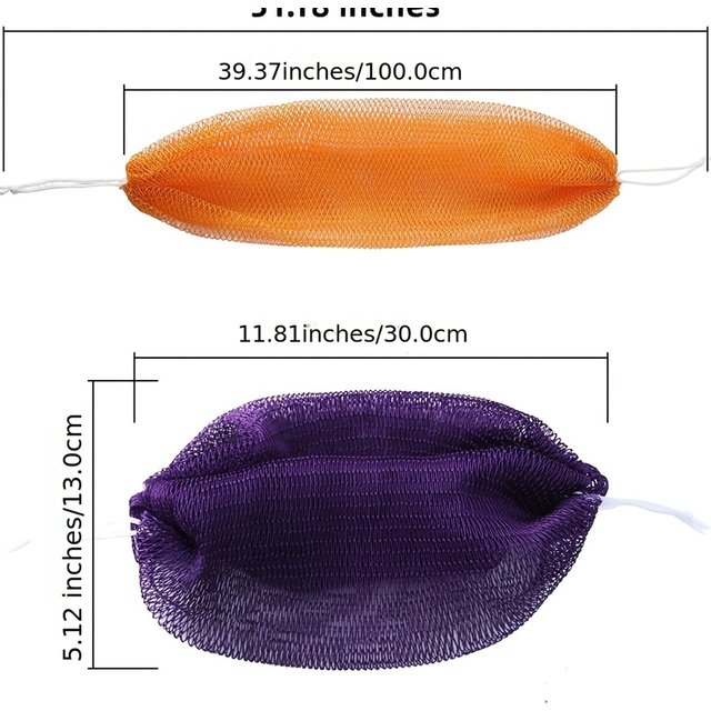 African Bath Net Exfoliating Back Scrubber Loofah Towel Body Brush Shower Scrub Deep Exfoliating Skin Care Bathroom Accessory