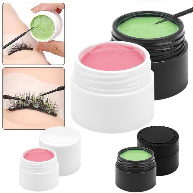 Eyelash Glue Remover Fruit Flavour Eyelash Extension Glue Remover Gel, No Irritation for Easy Lash Cleanup Makeup Tools 5/10g