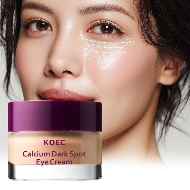 Korea Cemenrete Calcium Dark Spot Eye Cream Calcium Complex Reduce Dark Circles Peptide Lifting Tighten Eye Cream Skin Care