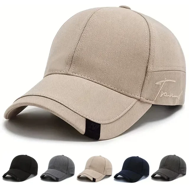 Unisex Fro Embroidery Baseball Caps Spring Autumn Outdoor Adjustable Casual Hats Dad Hat Sunscreen Hat