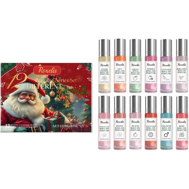 Christmas Countdown Perfume Gift Set - Mild, Fresh & Elegant, Long-Lasting Niche Fragrances for Daily Use