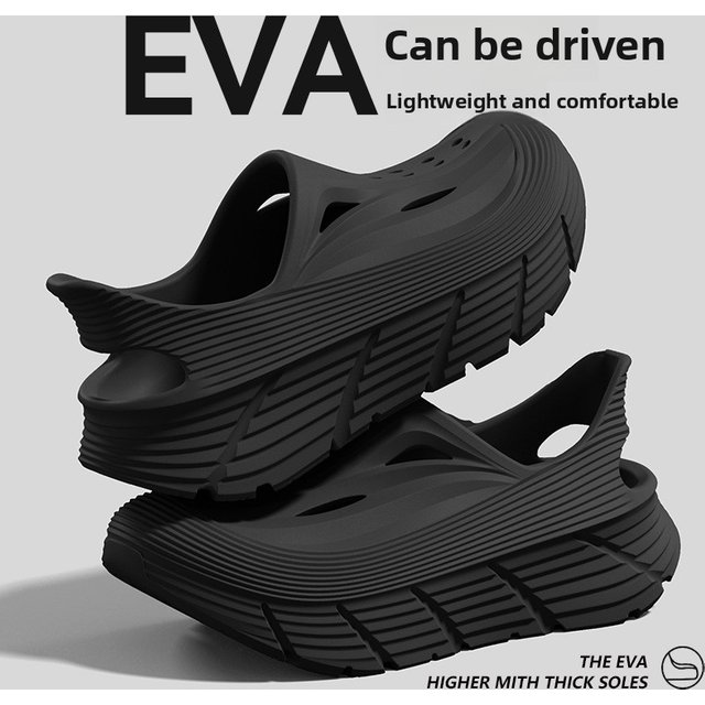 Non-Slip Hole Shoes Men's Summer 2026 New Deodorant Stepping On Shit Feeling Outdoor Sports EVA Wear Cool Slippers Men