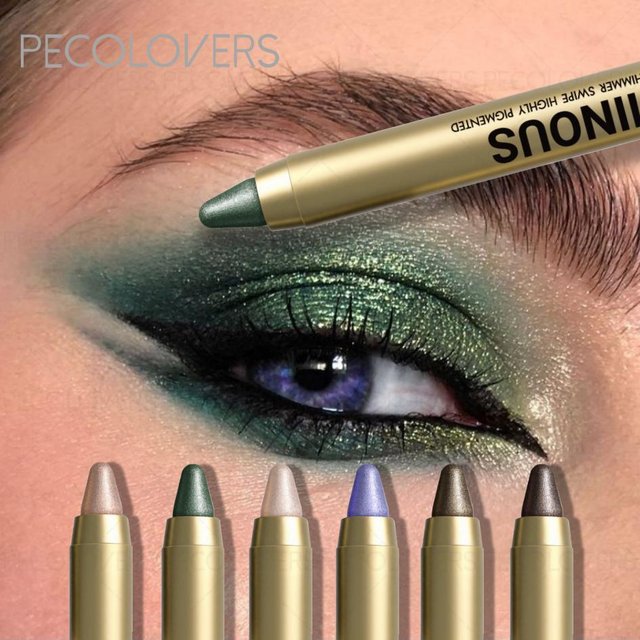 Shades of Shimmering, Long-Lasting Eyeshadow Pencils,Long-Lasting Eye Cosmetic, Enhancing Matte Look