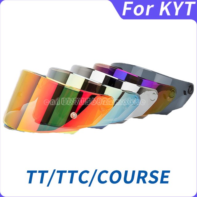 Helmet Visor for KYT TT COURSE Motorcycle Helmet Shield Windshield Sunscreen TTC Helmets Accessories High Strength
