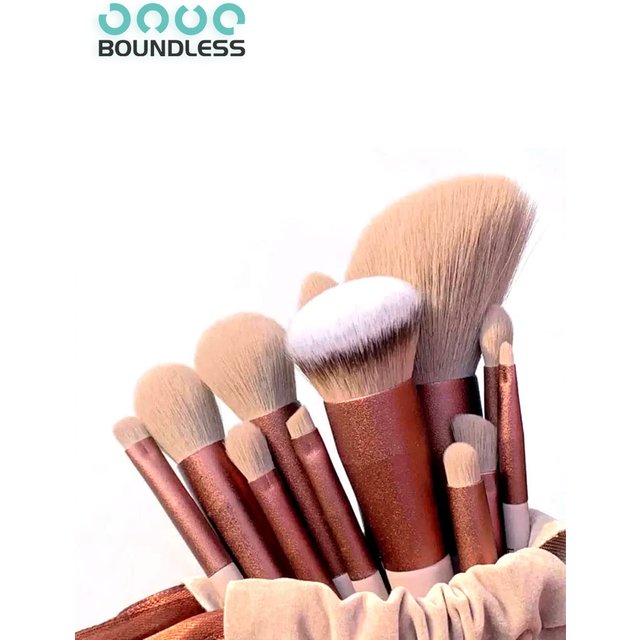 13P Professiona Makeup Brush Set Soft Fluffy Cosmetic Foundation Powder Eyeshadow Kabuki Blending Make Up Brush Beauty Tool Bag