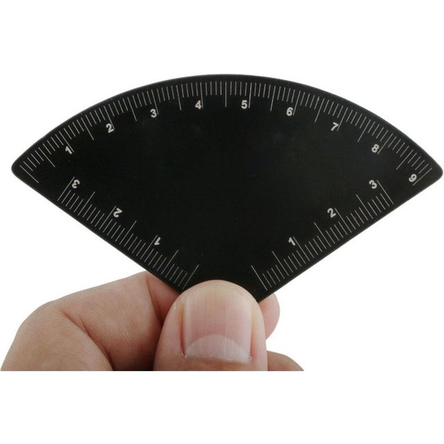 2025 Drawing Eyebrow Desgin Ruler Microblading Mapping Tool Shaping Permanent Makeup Drawing Guide Ruler Stencil Tattoo Supplies