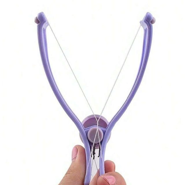 1pc-Face Defeatherer for Cheek Eyebrow Women Hair Removal Epilator Facial Hair Remover Spring Threading Makeup Tool