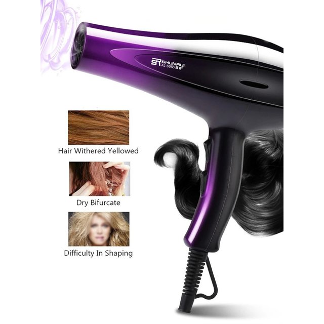 Hair Dryer Professional Powerful Hair Dryer Fast Heating Hot And Cold Adjustment Ionic Air Blow Dryer with Air Collecting