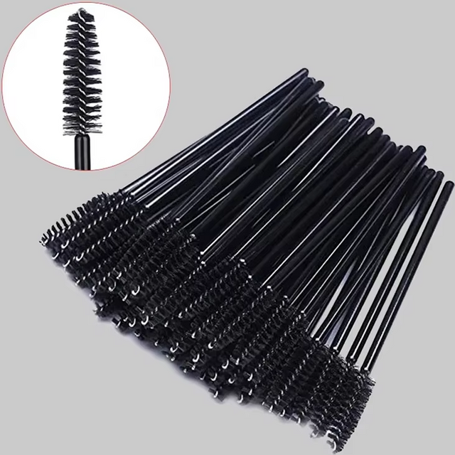 50pcs Disposable Makeup Tools Eyelash Brushes Eyelashes Extension Tools Eyebrow Brush Mascara Wands Applicator Spoolers