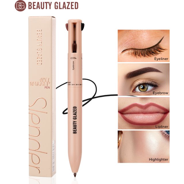 Beauty Glazed – crayon de maquillage multifonctionnel, crayon à sourcils, Eyeliner, surligneur,