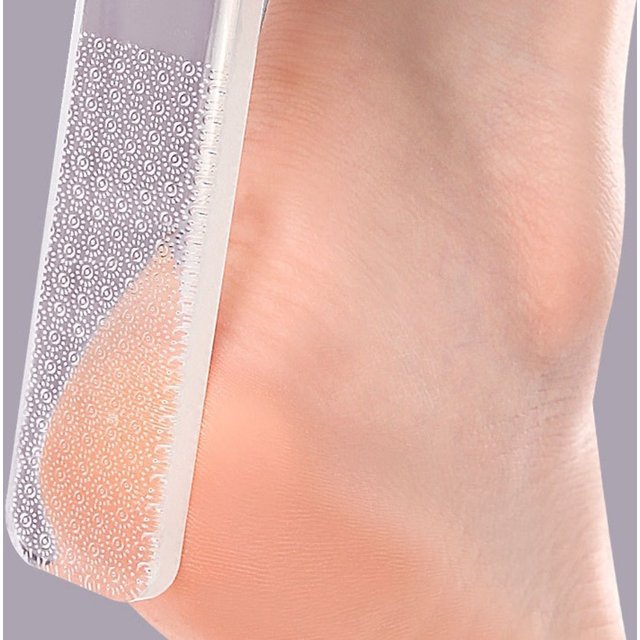 Foot Scrubber Nano Glass Foot File Foot Care Tools Transparent Glass Foot Rubbing Board Horny Foot Grinding
