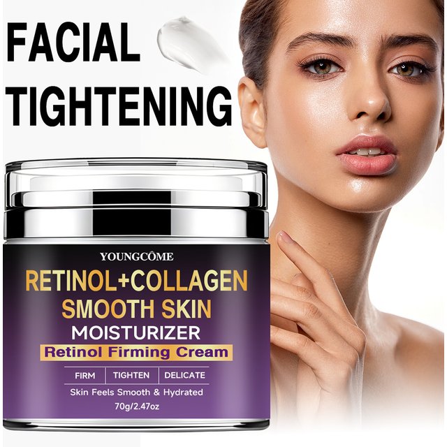 Retinol Collagen Face Cream Moisturiser Facial Anti Aging Whitening Smooth Skin Repair Fade Fine Line Wrinkle Remover Face Cream