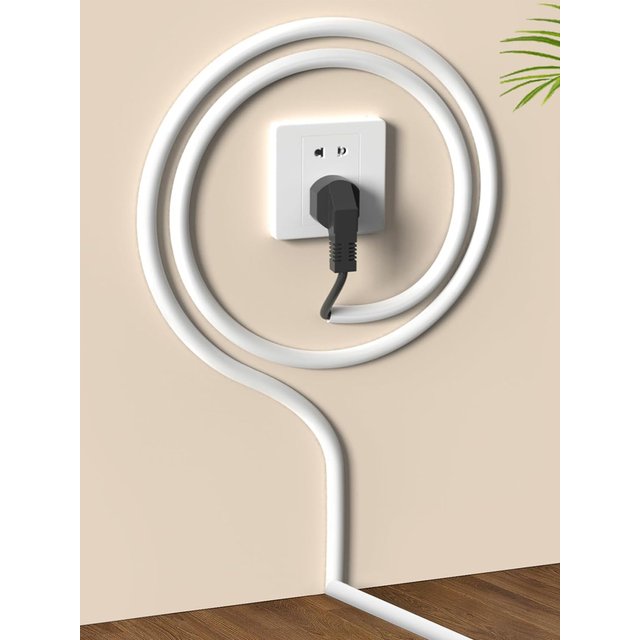 Wall Cord Hider 4/6/8m Self-Adhesive Cord Covers Wire Cover Wall Mount TV Cable Raceway Flexible PVC Cable Concealer for Home