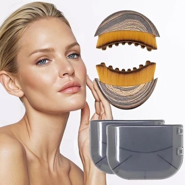 Facial Massage Brush, Suitable for Body and Face, Ergonomic Massage Tool Set for Lymphatic Drainage and Facial Contouring