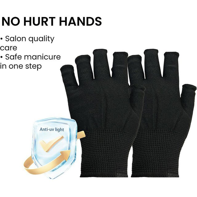 Uv-resistant gloves, nail lamp nail protection tools, salon hair care protective gloves
