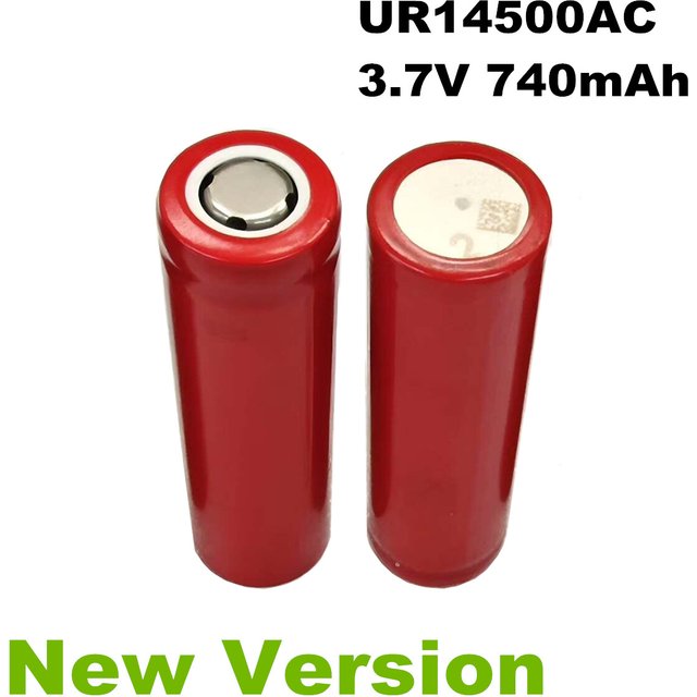 2PCS/Lot UR14500AC 3.7V 740mAh Toothbrush Shavers Battery For Braun Oral B IO7 IO9 IO10 S5 S6 S7 S51 53B 73S 4200 5762 3766 3794