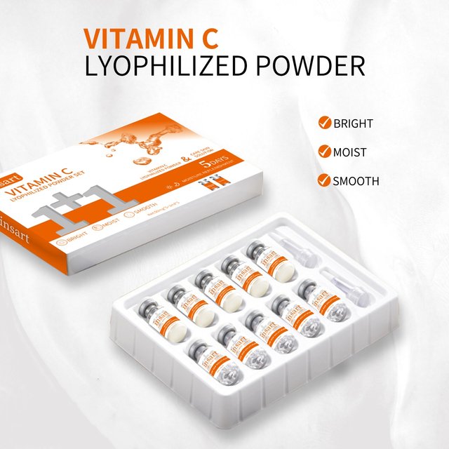 2 Boxes Vitamin C Freeze-Dried Powder Skincare Set Moisturizing And Nourishing Holiday Gift Women