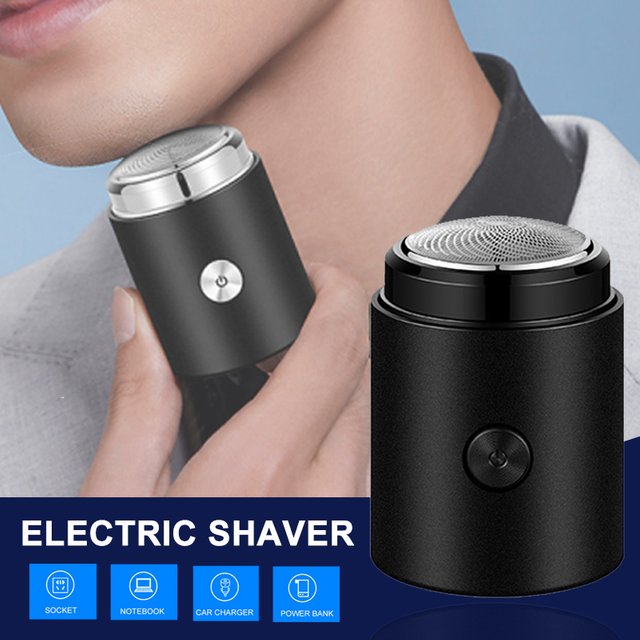 Electric Razor for men Mini Travel Shaving Machine Washable Portable Men's Beard Trimmer Razor USB Rechargeable & Washable