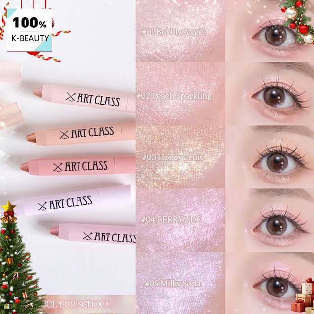 Too Cool For School Art Class Eye Glitz,Fine Shimmer,Glitter Cream Texture,3D Highlighting,Party Makeup,K-Beauty,Korean Makeup