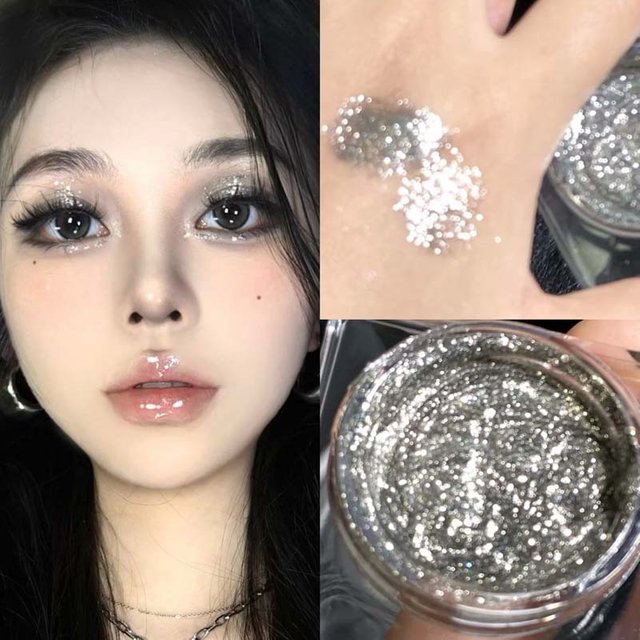 Faiccia Glitter Gel Eyeshadow, Waterproof Mini, Sparkling High-Shine, Ideal Valentine Gift