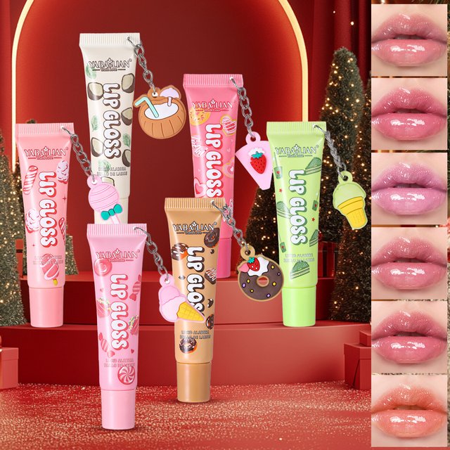 1PC Moisturizing Fruit Scent Lip Gloss Long-Lasting Waterproof Liquid Lipstick Makeup Valentine's Day Gift