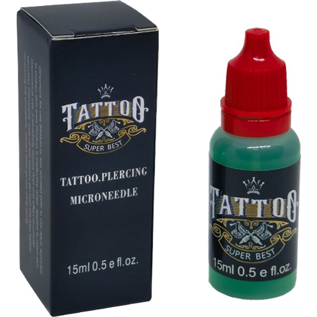 New Tattoo Gel Blue Gel During Surgery Semi Permanent Makeup Microblading Piercing Beauty Body Eyebrow Lips Liner 0.5OZ