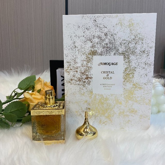 Amouage 50ml Women Eau de parfum Long Lasting Spicy Oriental Fragrance Cumin Cristal Gold Cinnamon Rose Jasmine Oud Sandalwood