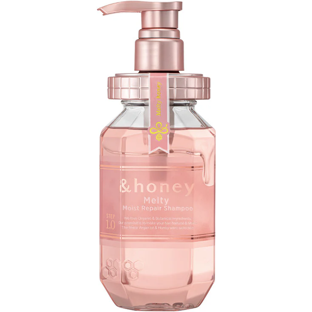 & Honey - Melty Moist Repair Shampoo Step 1 - Pure Rose Honey Fragrance (440ml)