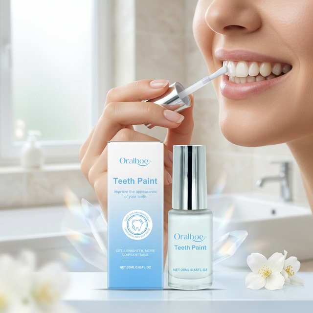 Teeth Whitening Paint Reduce Food Pigmentation Promote Gloss Strengthen Teeth Surface Prevent Decay Tooth Polishing Care Liquid