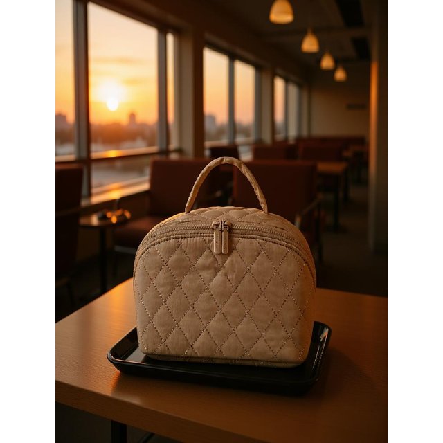 Large Capacity Portable Cosmetic Bag Waterproof Travel Toiletry Organizer with Handle for women